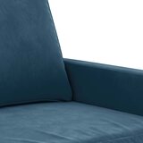  Fotelja plava 60 cm baršunasta | shoptok.hr