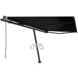 vidaXL prostostoječa avtomatska tenda 400x350 cm antracitna | Shoptok.si