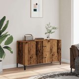 vidaXL Komoda starinski les 100x36x60 cm inženirski les | Shoptok.si