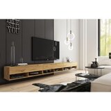 P & B nizka omarica A300, barva hrasta, led | Shoptok.si