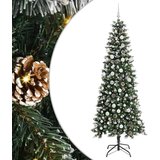 vidaXL Umestno božično drevo med 300 LED Zelena 86 x 86 x 210 cm | Shoptok.si