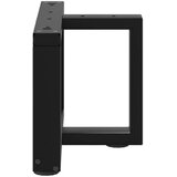  Noge za klub stolić T-oblika 2 kom Crne 50x25x(30-31) cm Čelik | shoptok.hr