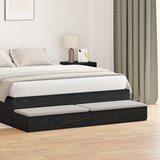 vidaXL Posteljni predali Črna 135x36,5x16,5 cm, (22008068) | Shoptok.si
