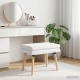  Klupa s dvostrukim slojem Bijela 60 x 40 x 46 cm Tkanina | shoptok.hr
