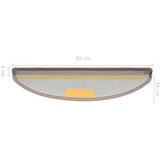  Preproge za stopnice 10 kosov 65x24x4 cm svetlo rjave, (20980936) | Shoptok.si