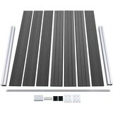  Set panela za ogradu WPC 353 x 146 cm crni | shoptok.hr