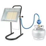 Plinska grejalica, 3300 W, Srebrna boja