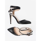 GOODIN Black stiletto heels with ankle closure | shoptok.hr