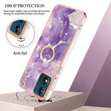 INORCO YB IMD Series-10 za Motorola Moto E13 4G mehka TPU torbica za telefon IMD marmorni zadnji pokrov s stojalom, (22037137) | Shoptok.si