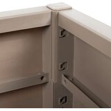  Vrtna sadilica s nogama smeđa 80x36x35 cm PP | shoptok.hr