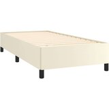  Posteljni okvir krem 90x190 cm umetno usnje, (20726697) | Shoptok.si