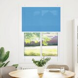  Plisirana zavjesa Plava 85x100 cm Širina tkanine 84,4 cm Poliester | shoptok.hr
