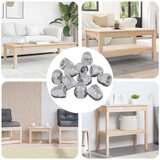  Šesterokutne žižak matice 12 pcs Srebrno m8 Metal | shoptok.hr