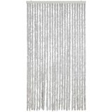 vidaXL Zavesa proti mrčesu siva 100x230 cm šenilja | Shoptok.si