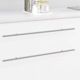 Drška za ormar 12 pcs Srebrno 1700mm Nehrđajući čelik | shoptok.hr