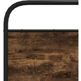 vidaXL Kovinski posteljni okvir brez vzmetnice dimljen hrast 180x200cm | Shoptok.si