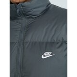 Nike Zimska jakna 'CLUB' grafit siva / bijela | shoptok.hr