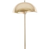 Leitmotiv Stoječa svetilka v zlati barvi s kovinskim senčilom (višina 154 cm) Waved – | Shoptok.si