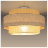  stropna svetiljka boho 1xE27/60W/230V prečnika 40 cm krem/juta | Eponuda.com