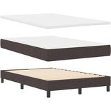  Boxspring krevet s madracem Tamno smeđa 120 x 200 cm tkanina | shoptok.hr
