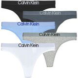 Calvin Klein Jeans String THONG 5PK X5 Večbarvna Cene