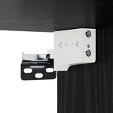  Kabinet za televizor na steni 4 pcs Črni hrast Inženirski les, (5000238913) | Shoptok.si