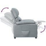  Naslonjač od tkanine svjetlosivi | shoptok.hr