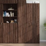 vidaXL Visoka komoda boja hrasta 40x42,5x185 cm od konstruiranog drva Cijene