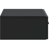 Stolna Stenska stranska miza Črna 59 x 34,5 x 17 cm Inženirski les, (5000232501) | Shoptok.si