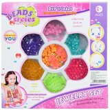 Magic Toys Beads Series: Set za izdelavo nakita 300+ barvnih in prozornih biserov | Shoptok.si