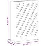  Stalak za kišobrane Crna 28 x 12 x 41 cm Čelik | shoptok.hr