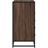  Ormar s ladicama smeđi hrast 70x41x83,5 cm izrađeno drvo | shoptok.hr