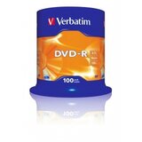 Verbatim DVD-R 4,7 GB/120 min 16x, spindle, 100/1, 43549 | shoptok.hr