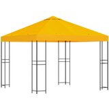 Gazebo 3 x 3 m Žuta Poliester i čelik 190 gsm | shoptok.hr