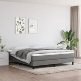  Madrac s džepičastim oprugama srednje tvrdoće tamnosivi 180x200x20cm od tkanine | shoptok.hr