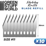 Green Stuff World Mini Hobby Cutter Blades Pack x10 Size 11 | Rezervna sečiva 10 kom size 11 | Eponuda.com