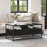 vidaXL Kava Stol Crni hrast 100 x 51 x 45 cm Konstruirano drvo Cijene