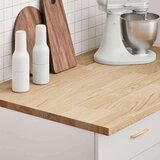 vidaXL Kuhinjska delovna plošča 100x63,5x2,7 cm trdna hrastovina | Shoptok.si