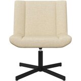  Stolica na kotačiće Krem 63 x 75 x 76 cm tkanina | shoptok.hr