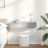 vidaXL Zidna polica s ladicama siva sonoma konstruirano drvo | shoptok.hr