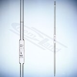  Graduisana trbušasta pipeta CZECH 10 ml clasa AS lot sertifikat. DIN 12691 ISO 648, Brown Cene