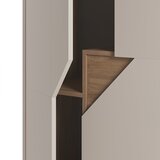 Marckeric Krem/u prirodnoj boji komoda u dekoru hrasta 85x120x40 cm Lilou – | shoptok.hr
