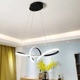 Toolight moderna stropna svjetiljka led + pilot APP823-CP black | shoptok.hr