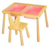 Hanah home Table and Chair - Pink Pink Kid's Table Set | ePonuda.com