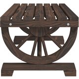 vidaXL Vrtna klubska mizica 90x50x40 cm trden les jelke | Shoptok.si