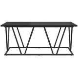  Kava Stol Crni hrast 100 x 50 x 40 cm Projektirano drvo i metal | Eponuda.ba