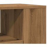 vidaXL TV omarica s kolesi artisan hrast 102x34,5x43 cm inženirski les | Shoptok.si