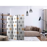 Artgeist Paravan Round Stamps, 3-Delni, Dvostranski | Shoptok.si