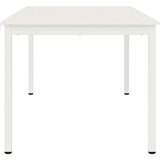  Jedilna miza Bela 180 x 90 x 75 cm Masivno borovo les, (5000269121) | Shoptok.si