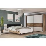 Mömax Omara Z Drsnimi Vrati Kya, Barva Hrasta, Bela, Š. 270 Cm | Shoptok.si